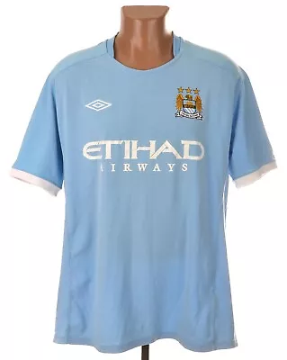 Manchester City 2010/2011 Home Football Shirt Umbro Size L/xl(46) • $42.99