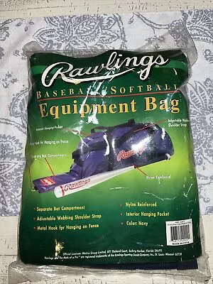 Rawlings Baseball Bat Bag NAVY New In Package Softball Bat Bag • $19.99