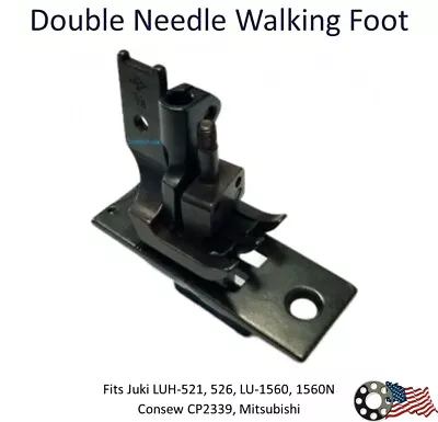 Gauge Set 3/8 Double Needle Walking Foot Juki LUH-521 • $49.95