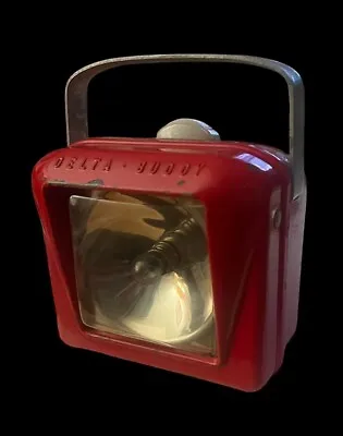 Vintage Red Hand Held Delta Buddy Flashlight Lantern Railroad Train | Untested • $37.99