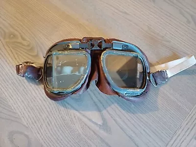 WW2 Air Ministry Stamped MK VIII RAF Flying Goggles. Lancaster Spitfire • £154.11