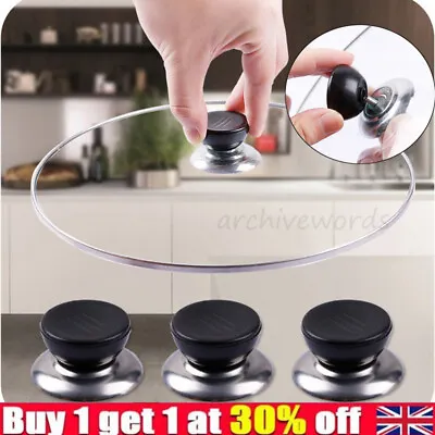 1-5X Pan Lid Handle Replacement Cookware Pot Saucepan Hand Grip Knob Kitchen UK • £5.29