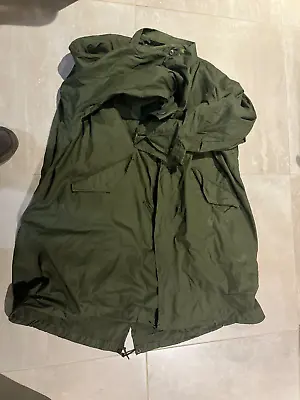 M65 Fishtail Parka Largefull Set Shellliner Hood New Old Stock Shell 1974 • $450