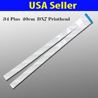 DX7 Printhead 34pin 40cm Data Cable For Eco-solvent Inkjet Printers Large  • $6.95