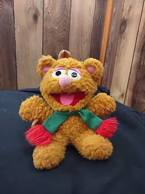 Vintage Muppet Baby Fozzie Bear Plush Stuffed Animal Scarf 1987 7” EUC  • $1.99