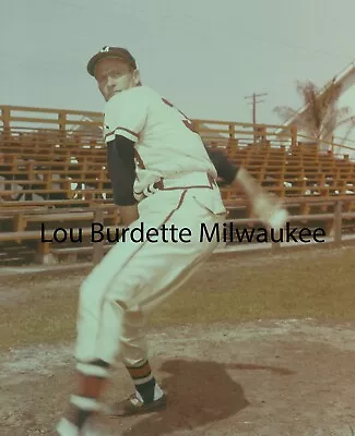 Lou Burdette Milwaukee Braves Posed Portrait Slide/Negative For Photo/Photograph • $24.95