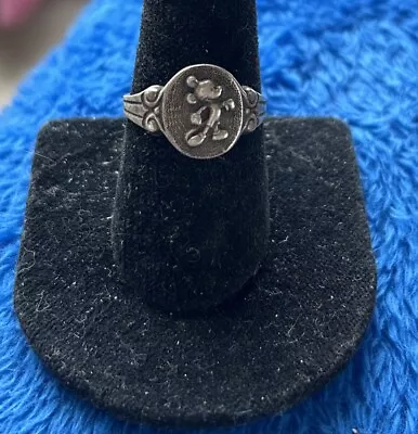 1950’s Vintage Mickey Mouse With Tail Sterling Ring • $45