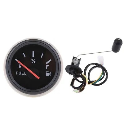 Universal Motorcycle 2  Fuel Level Gauge Meter Kit With Sensor Fuel Tank 12V • $18.14