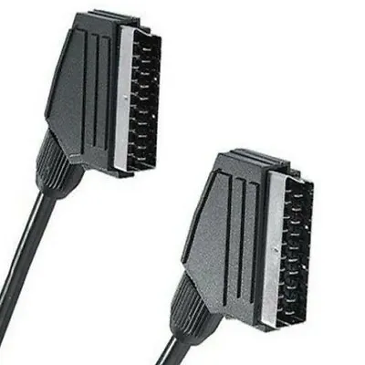 Male Scart To Male Scart Video Lead - 10M • £15.89