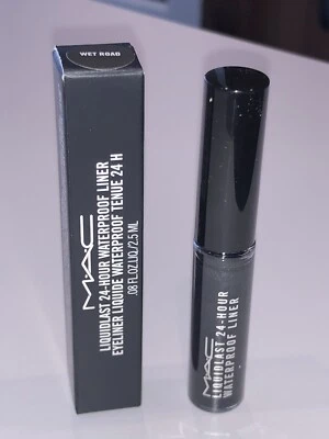 $22.39 • Buy NIB NWT MAC Liquidlast 24 Hr Waterproof Liner Eyeliner Shimmer WET ROAD