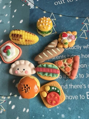 £4.58 • Buy 10 Pcs Shoes Accessories DIY Food Shaped Shoes Button Decoration For Croc Charms