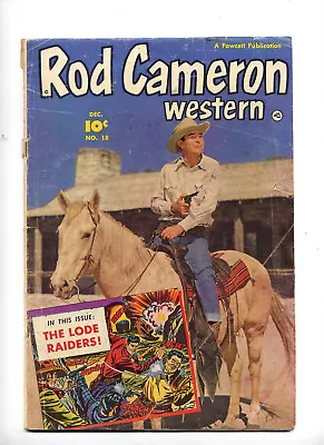 £10.48 • Buy Rod Cameron Western Comic #18, 1952, Fawcett