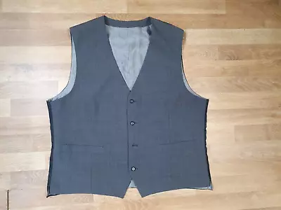 SKOPES Mens Suit Waistcoat Size 46R Grey Vest • $6.20