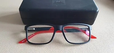 Quiksilver Black / Red Glasses Frames. QS 59. With Case. • £14.99
