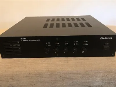 Adastra RS605  5 Channel 8 Ohm Or 100volt Line Slave Amplifier 300watt. • £280