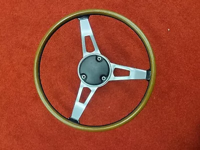 1970 1971 E Body Mopar Rim Blow Steering Wheel Woodgrain Rim 1971 B Body Column • $950