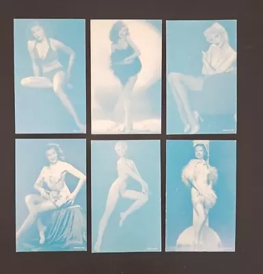 Vintage 1940's Risque Mutoscope Arcade Cards - Classic Models (lot Of 6) Set#5 • $9.99