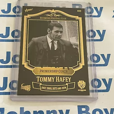 2013 Richmond Hall Of Fame Tommy Hafey Hand Signed Premiership Coach Card • $149