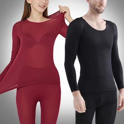 Women Men Ultra-thin Winter Long Thermal Underwear Set Thermo Winter Clothes • $9.49
