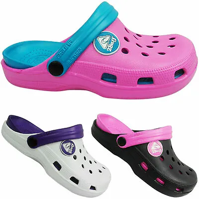 £10.95 • Buy Ladies Womens Flat Slip On Sandal Clog Hospital Nursing Holiday Beach Pool Shoes