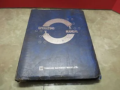 Yamazaki Mazak Operating Manual M-1 Vqc-20/40b 52914 Cnc Vertical Mill • $59.99