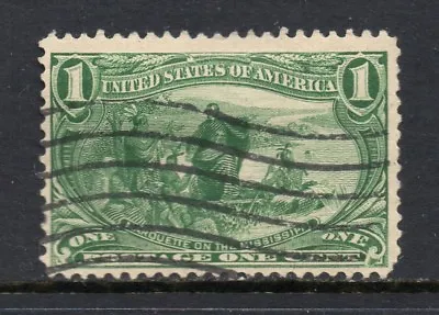 $1 • Buy Scott # 285, Used, F, 1¢ Trans-Mississippi Expo, 1898, Hand-Stamped Cancel
