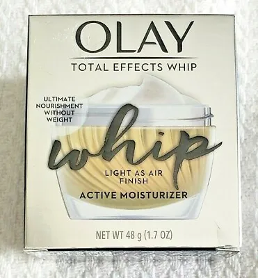 Olay Total Effects Whip Light As Finish Active Moisturizer (1.7 Oz) Jar • $18.99