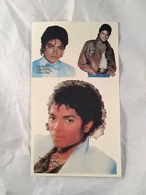 Vintage Michael Jackson King Of Pop Thriller Temporary Tattoo Pack 1980s NEW • $7.99