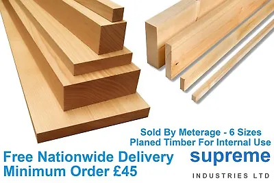 PSE Planed Timber Nationwide Delivery SOLD BY THE METER - Minimum Order Of £45 • £5.09