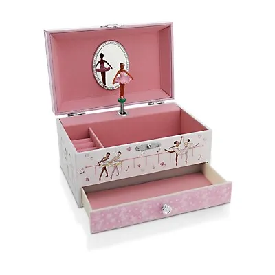 Mele & Co Childrens Ballet Jewellery Box Little Ballerinas Tune Of Swan Lake • £25.99