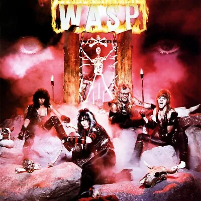 WASP First Album BANNER 2x2 Ft Fabric Poster Tapestry Flag Album Cover Art • $19.95