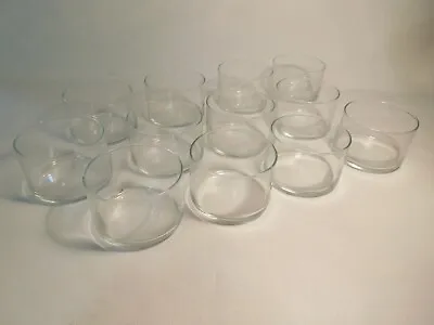 Lot Of 12 Clear Glass Floating Wick Candle Holders Wedding /Home Table Decor NEW • $49