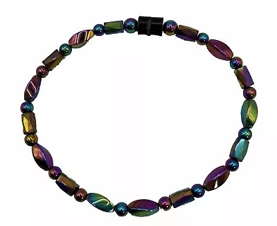 Hematite Magnetic Therapy Anklet  10” Long. Help Pain Anxiety Circulation • $27.50