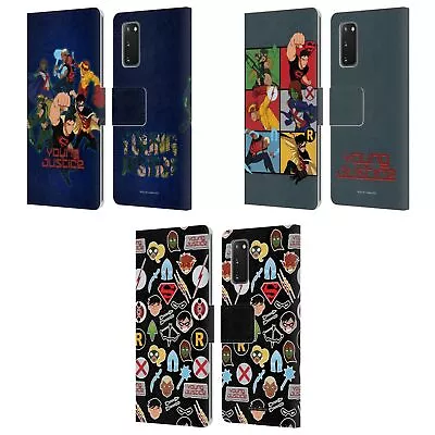 Official Young Justice Graphics Leather Book Wallet Case For Samsung Phones 2 • $38.45