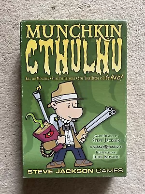 Munchkin Cthulhu Card Game. Steve Jackson Games. Great Condition - Complete • £5.99