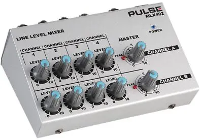 PULSE - Compact Line Mixer 8 Channel Mono / 4 Channel Stereo • £44