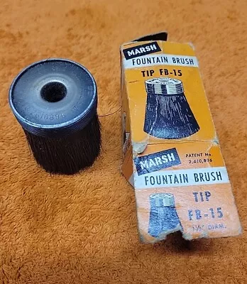 MARSH FOUNTAIN BRUSH TIP Fb-15 NOS For Stencil Marking • $14.95