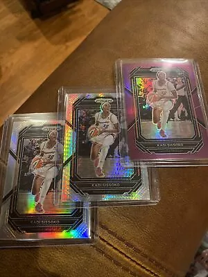 2023 Panini Prizm WNBA Kadi Sissoko Purple /149 Hyper Silver Prizm Rookie • $1