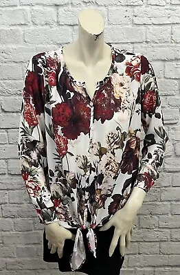 G By Giuliana Disney Alice Through The Looking Glass Women’s Floral Top Size M • $12.99