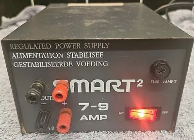 SMART2 13.8v 7-9 Amp CB Radio Fanless Power Supply Two Outputs • £29.95