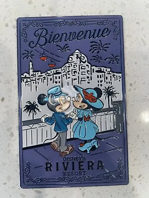 Disney World Parks Riviera Resort Metal Magnet Mickey And Minnie • $14