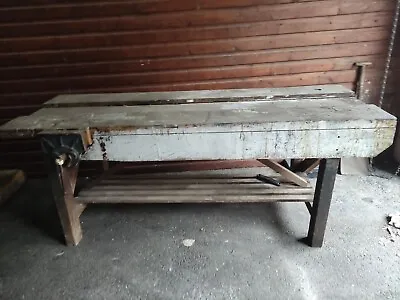 £200 • Buy Old Joiners Workbench With Record Vice Ducie And Heath 