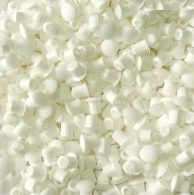 £2.21 • Buy M5 / 5mm DRILL HOLE COVER CAPS BLANKING HOLEFIX FURNITURE KITCHEN CUPBOARD WHITE