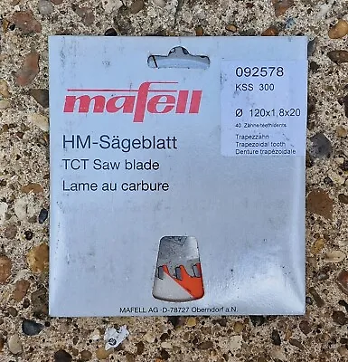 Mafell 092578 120x20mm 40Z TCT Laminate Sawblade • £56