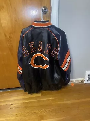 2 XL Vintage Starter Satin Chicago Bears Jackets • $80