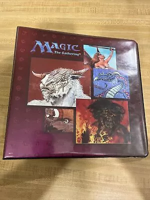 Vintage Magic The Gathering 5th Edition Ultra Pro Binder Very Lightly Used • $140