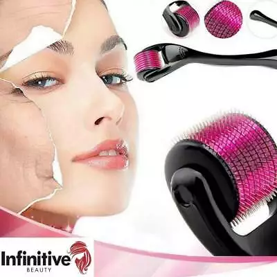 DERMA ROLLER | Microneedle Stimulates Collagen Remove Lines & Wrinkles ALL SIZES • $25.69