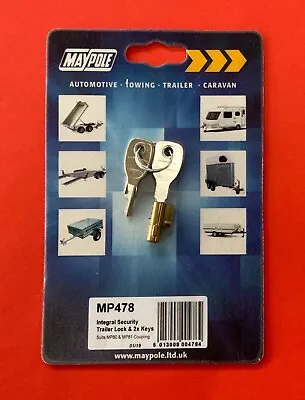 Hitch Lock For Pressed Steel Hitch ALKO Style For Securing 2 Keys Supplied MP478 • $17.02