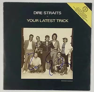 DIRE STRAITS Autograph Signed  Your Latest Trick  Record  12  EP Mark Knopfler B • $499.99