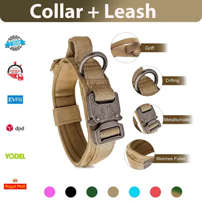 K9 Dog Training Collar With Metal Buckle For Dog Heavy Duty UK + Free Gift • £19.78